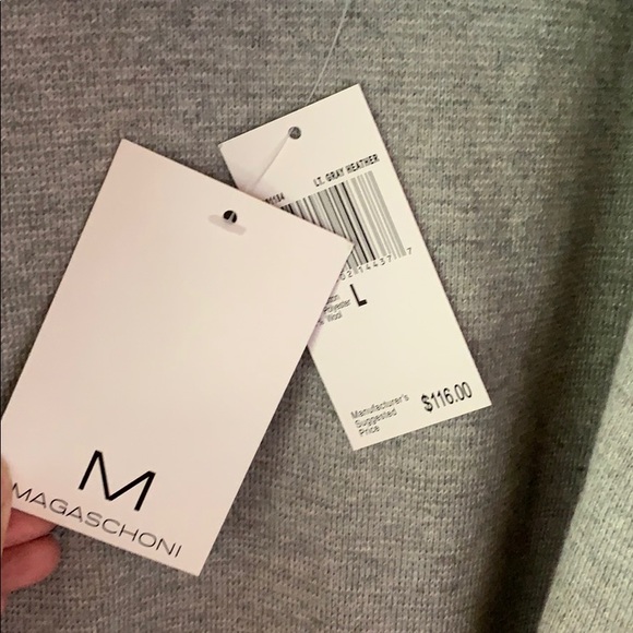 Magaschhoni long sleeved grey sweater size large - Picture 4 of 6